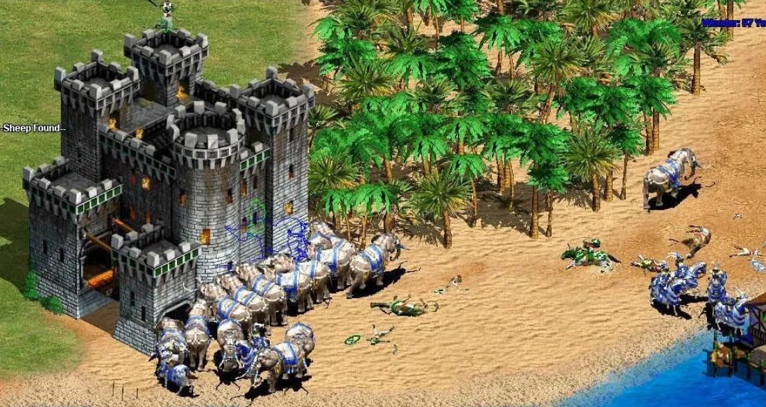 帝国时代2怎么养动物兵