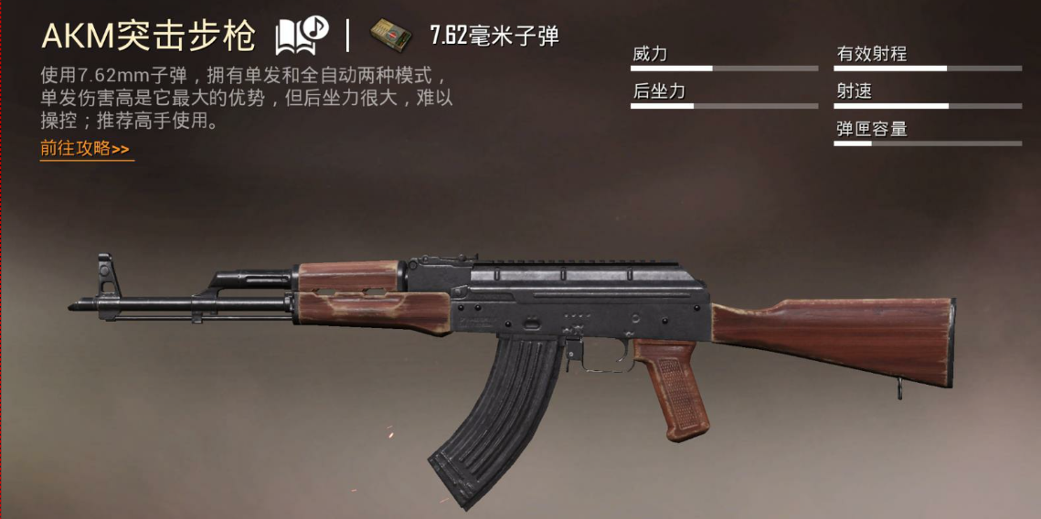 绝地求生刺激战场选哪些枪