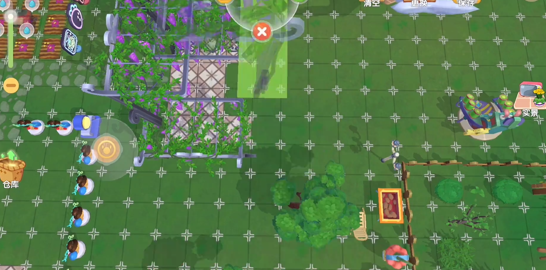 摩尔庄园手游怎么在家园用物品栏