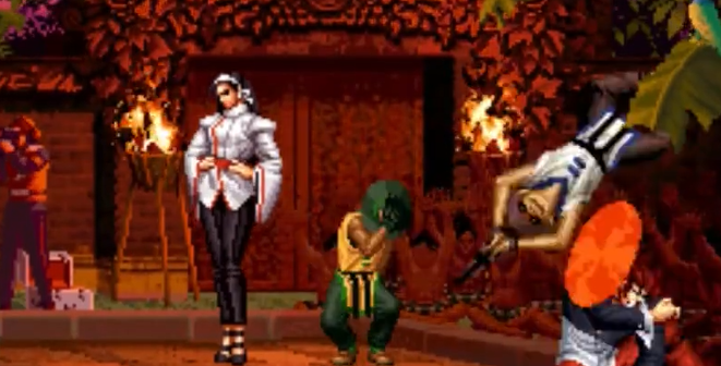 拳皇97蔡宝健怎么连飞