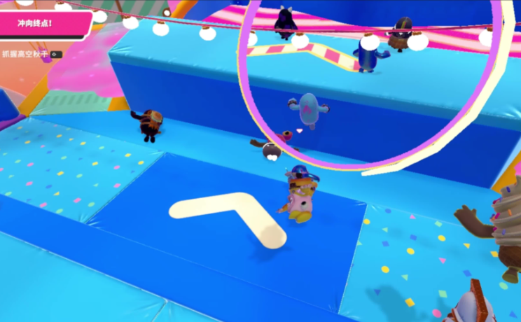 糖豆人怎么抓空中秋千