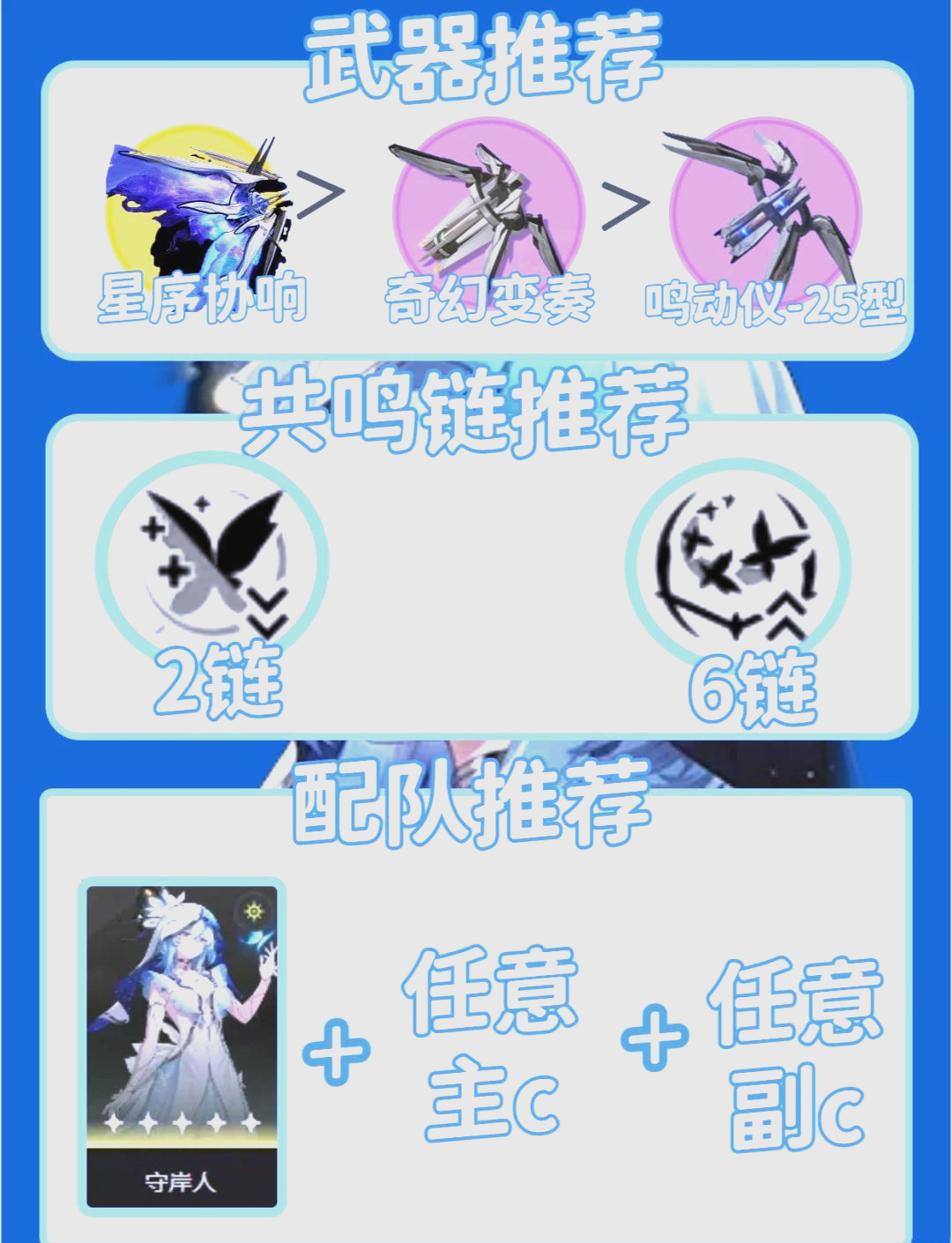 鸣潮椿的武器怎么选