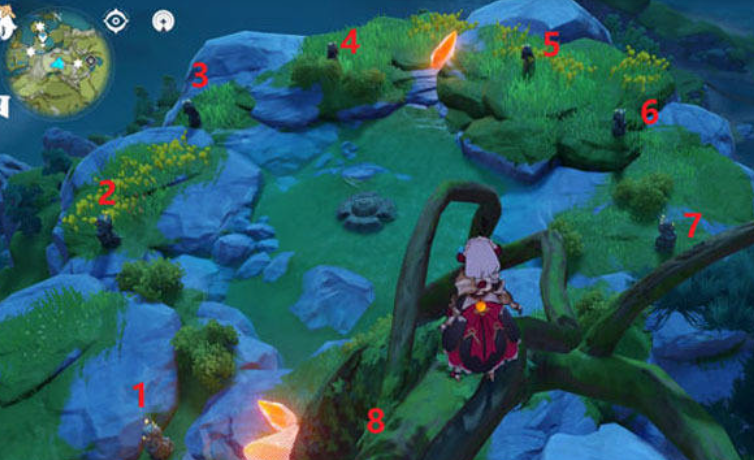 原神山顶8个龙头怎么点亮