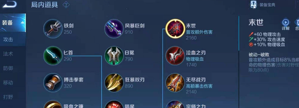 王者荣耀各种英雄最强出装是什么