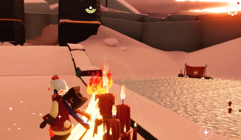 光遇霞谷的落日竞技场怎么去