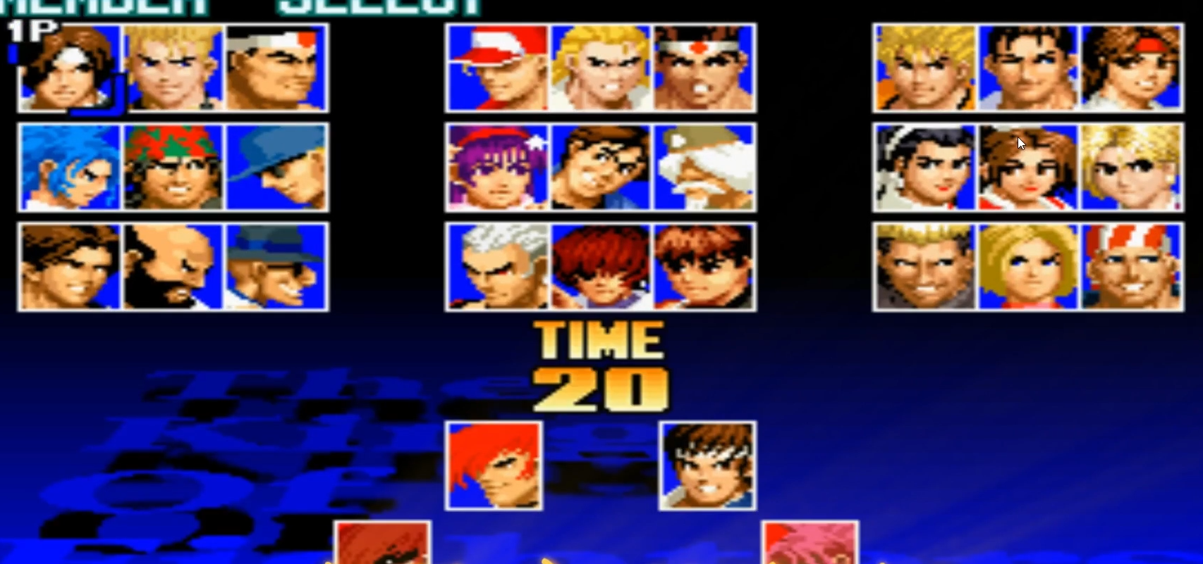 拳皇97新手阵容怎么搭配