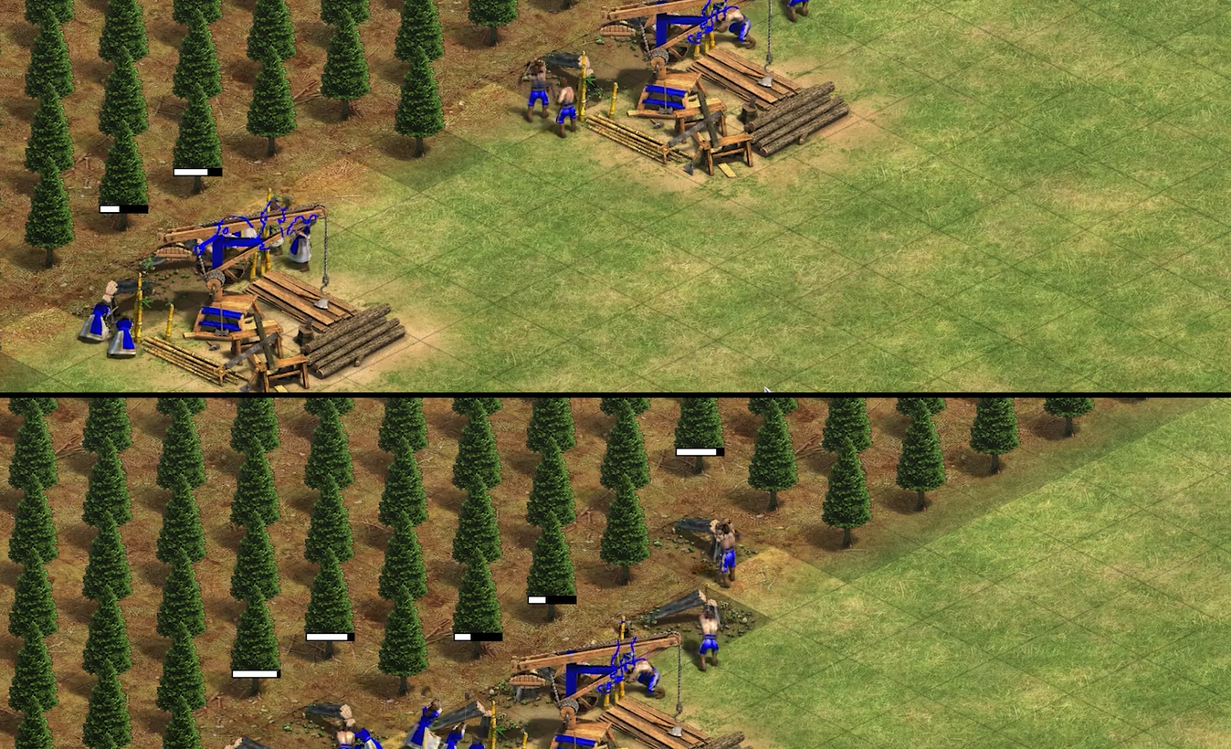 帝国时代2木头怎么管理