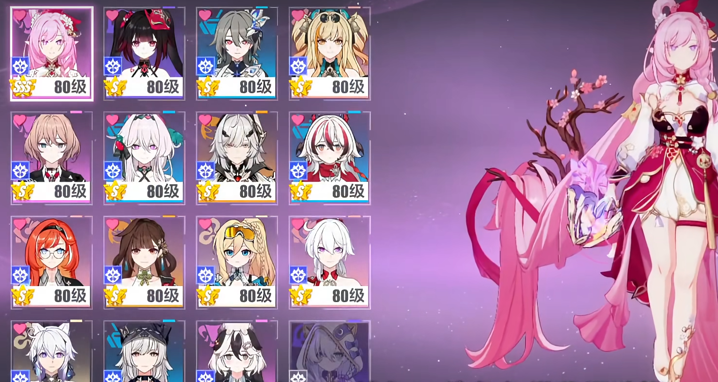 崩坏3常驻角色有哪些角色