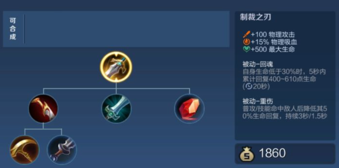 王者荣耀核心出装是什么