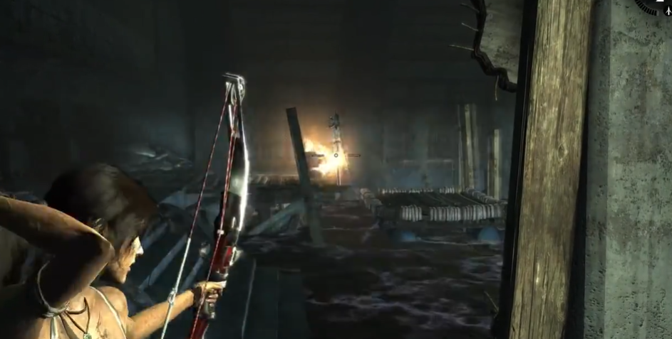 古墓丽影怎么把电线从水里移出来