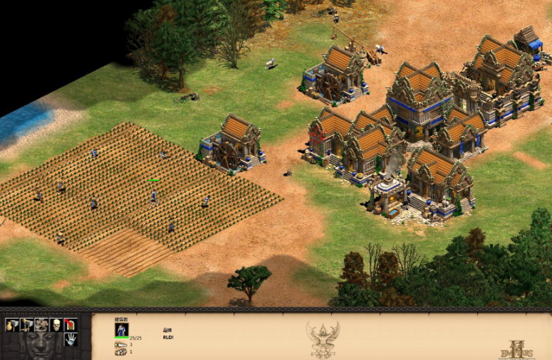 帝国时代2怎么布局建筑模型