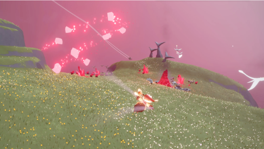 光遇怎么从空中落下