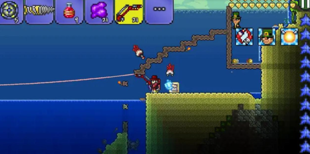 泰拉瑞亚怎么做人工水池