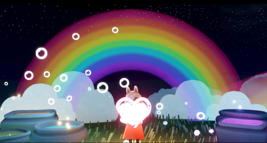 光遇的彩虹怎么横着放