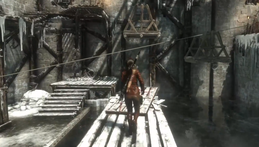 古墓丽影崛起邪恶溪谷怎么过