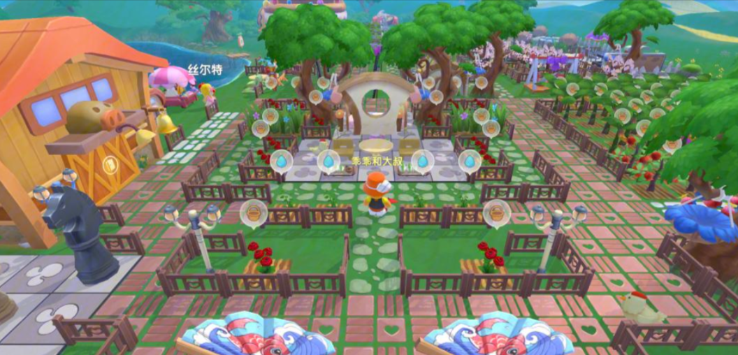 摩尔庄园怎么过转角围栏