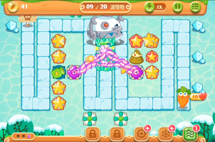 保卫萝卜2第15关怎么过