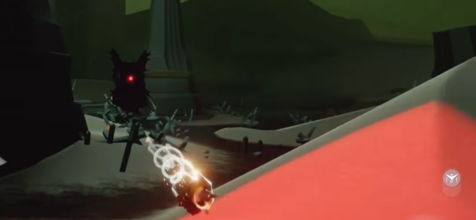 光遇直飞暴风眼怎么飞到云里