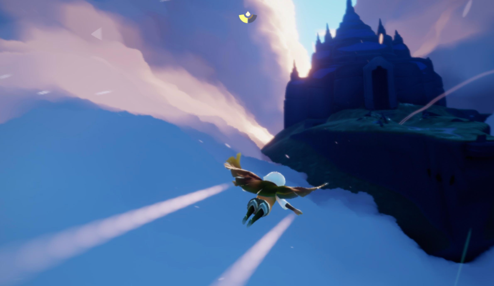 光遇如何峡谷飞行赛道逆风