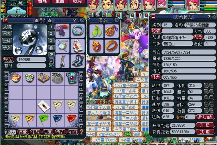 梦幻西游体质套加什么属性