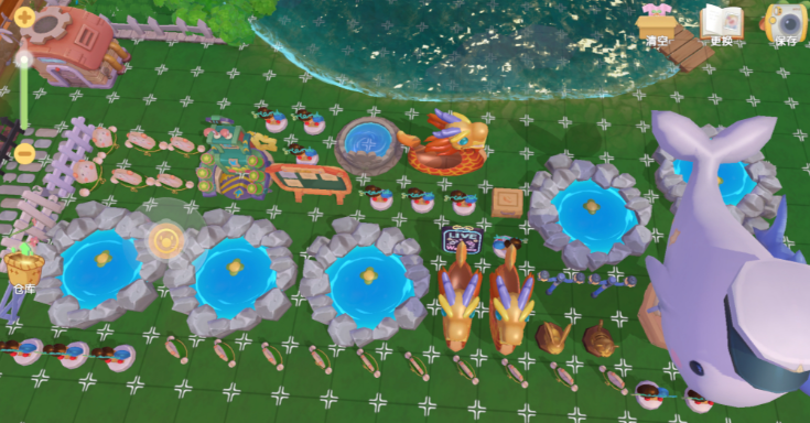 摩尔庄园夏日派对怎么摆 摩尔庄园夏日派对怎么摆