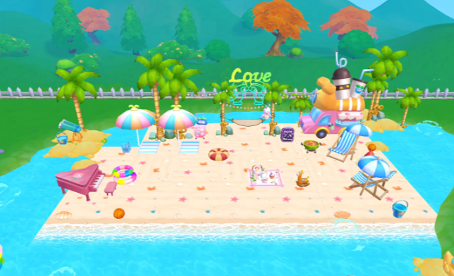 摩尔庄园夏日派对怎么摆 摩尔庄园夏日派对怎么摆