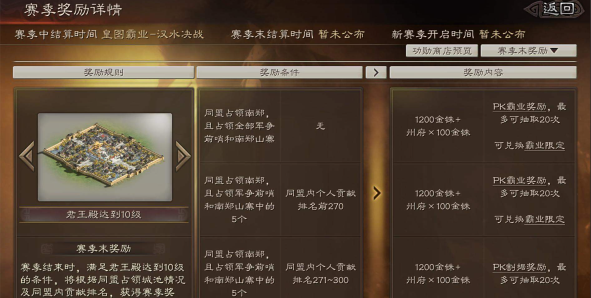 三国志战略版完成霸业给什么