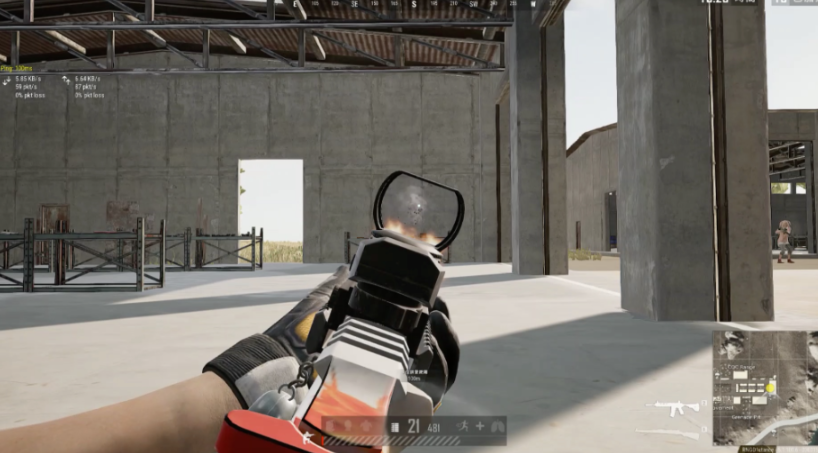 绝地求生如何快速连发枪