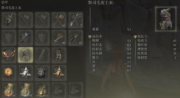 艾尔登法环前期的套装有什么推荐