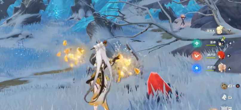 原神雪山钉子怎么开