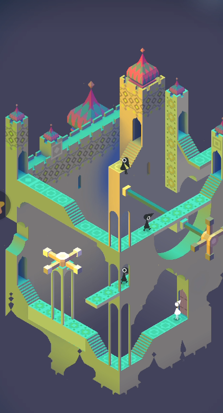 纪念碑谷100关怎么玩