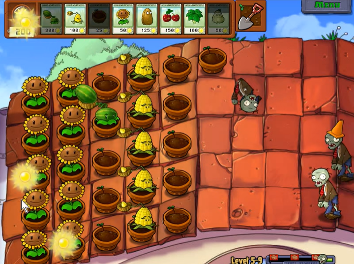 95植物大战僵尸5-9怎么过