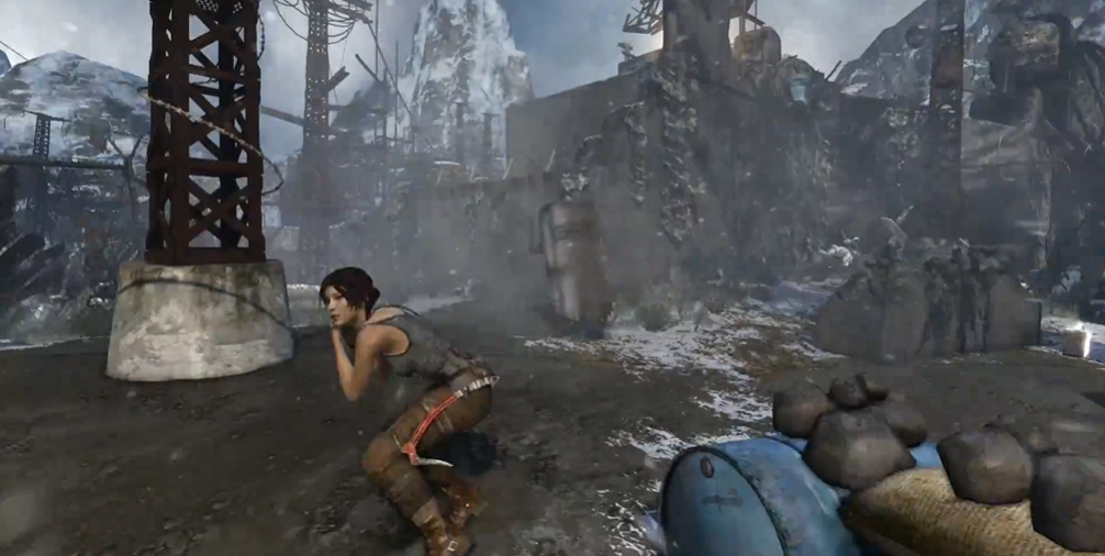 古墓丽影拿盾牌的怎么打