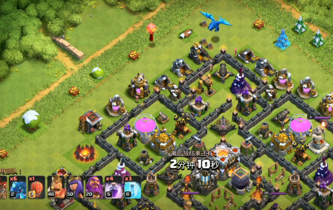 部落冲突怎么保护城堡