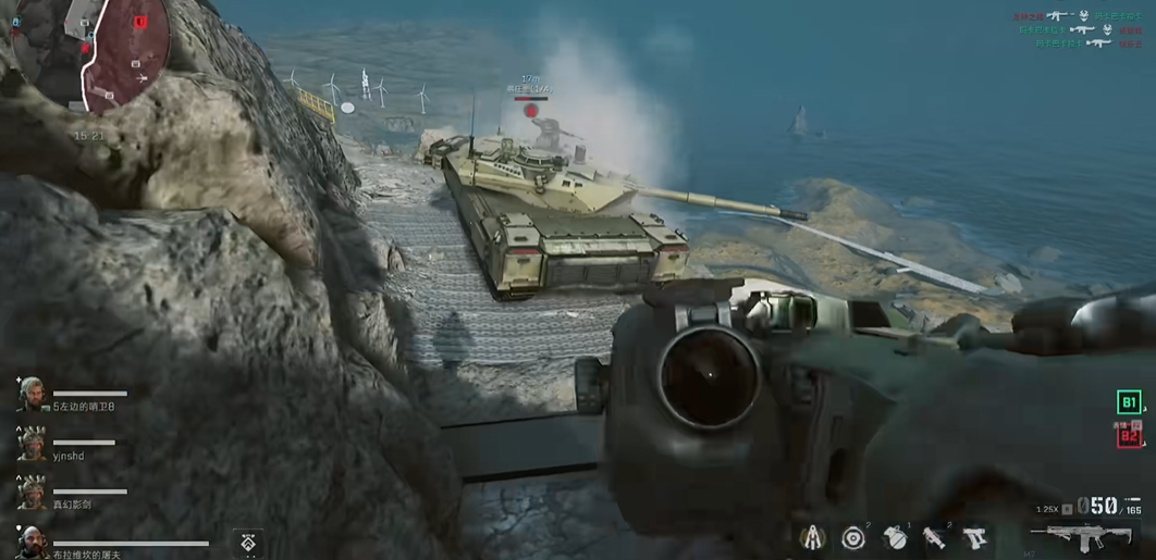 三角洲行动坦克上山怎么打