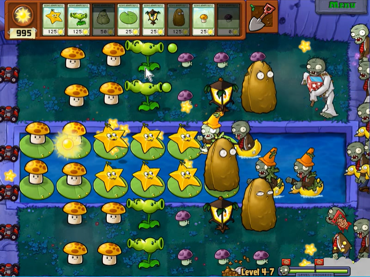 植物大战僵尸关卡4-7怎么过