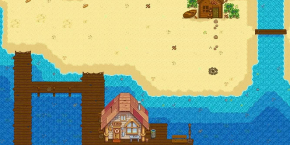 星露谷物语的沙滩在哪里 星露谷物语的沙滩在哪里