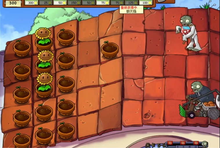 95版植物大战僵尸5-9怎么过